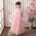 New Hanfu girls spring and autumn children's costume dress 3-12 years old Chinese style