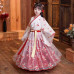 New Hanfu girls spring and autumn children's costume dress 3-12 years old Chinese style